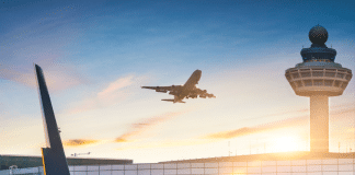 aeropuerto y transporte aéreo