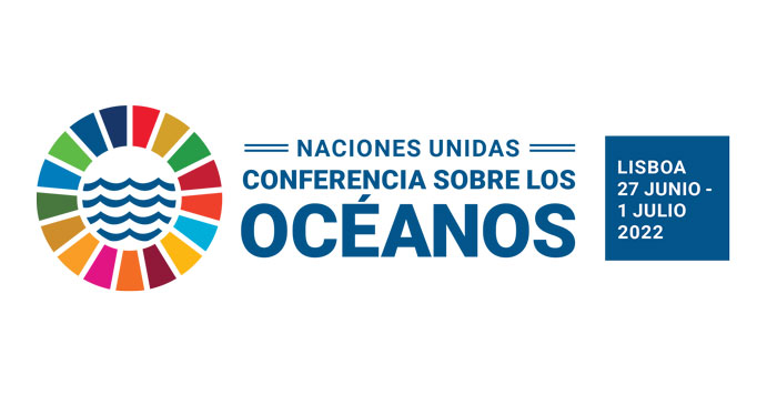 Logo Conferencia de las Naciones Unidas sobre los Océanos 2022
