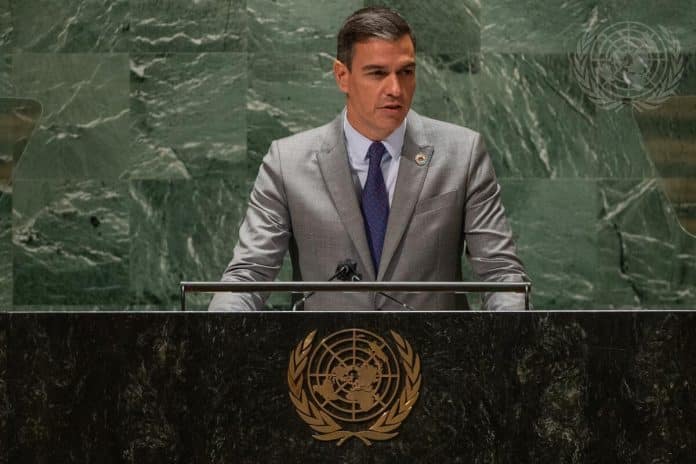 Pedro Sanchez, presidente de España en la ONU