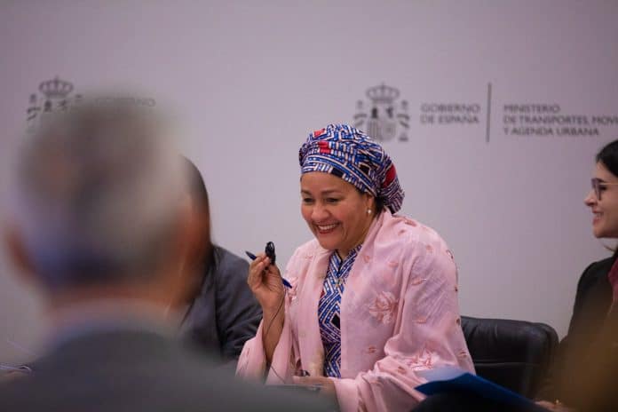 Amina J. Mohammed en su viaje a España por la a apertura del Secretariado de la Coalición Local2030
