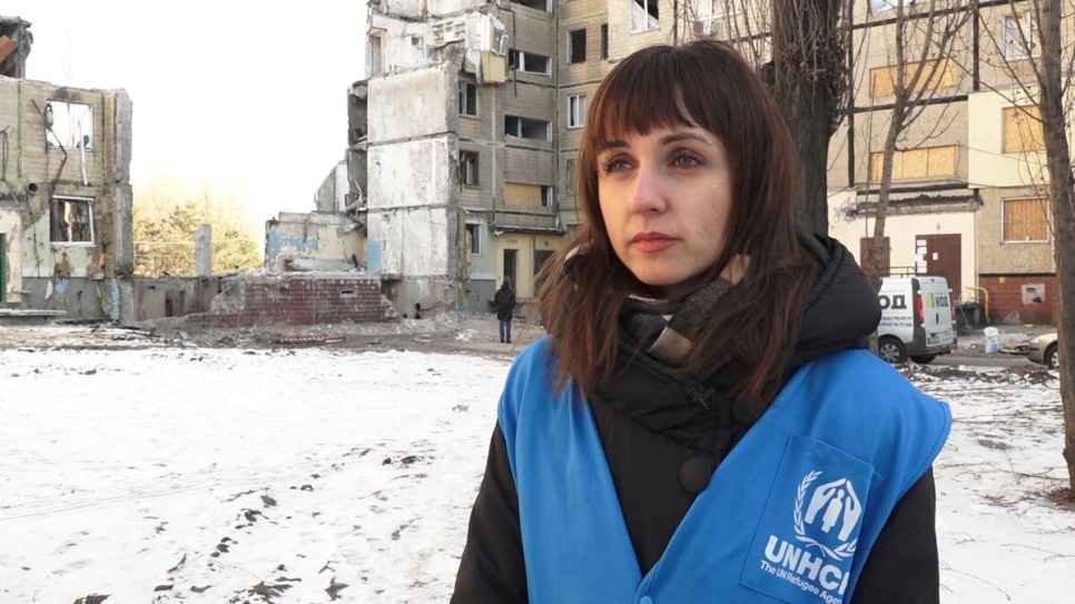 Viktoriia-Asociada de Protección-ACNUR-Donetsk