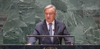 António Guterres avauspuheenvuorossaan YK:n yleiskokouksessa tiistaina