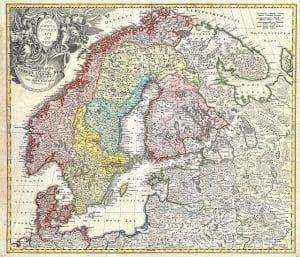 Homannin-kartta-Ruotsi-Suomen-kartta