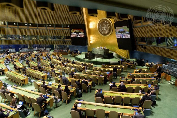 Assemblée générale adaptant la résolution du 26 avril 2022 sur le droit de véto.