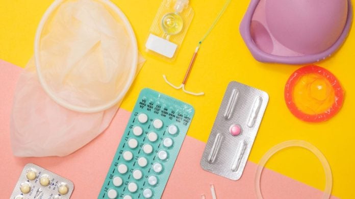 Dessin montrant differents types de contraception