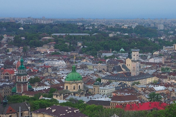 Lviv – ensemble du centre historique