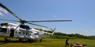 Distribution d'aide des Nations Unies en RDC