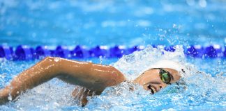 L'athlète syrienne Yusra Mardini, qui a competit en natation sous la bannière de l'équipe des réfugiés.
