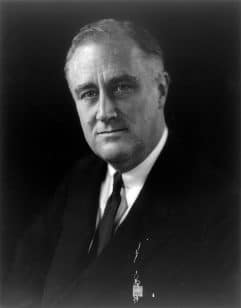 Franklin D. Roosevelt Bandaríkjaforseti