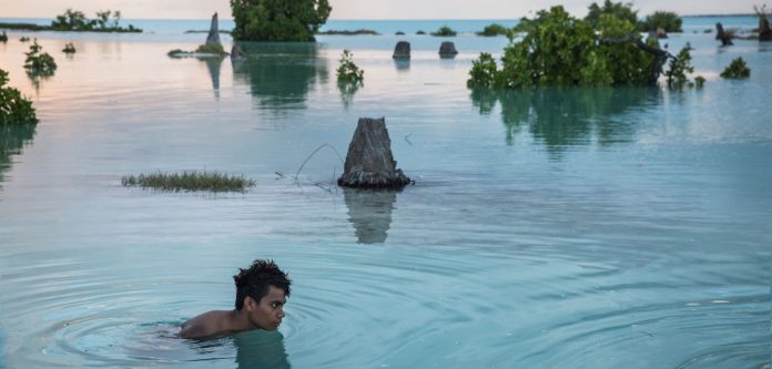 Loftslagsflóttamenn Kiribati