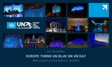 urn Europe UN Blue.
