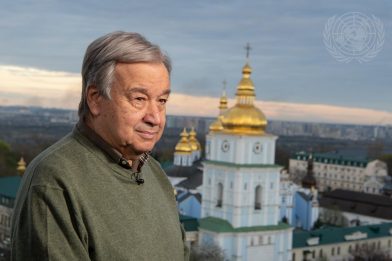 António Guterres í Kyiv.