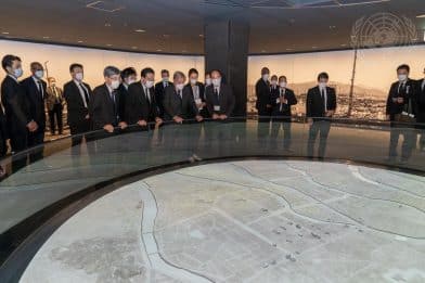 António Guterres friðarsafnið í Hiroshima