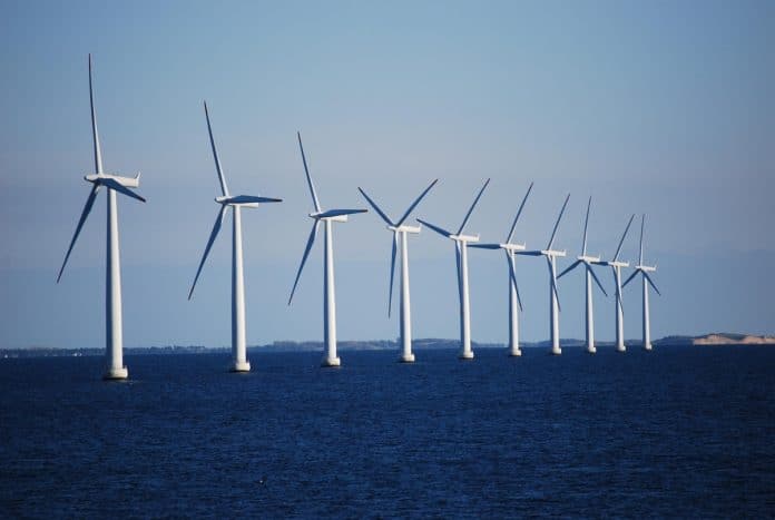 Windmills at Samsø, Denamrk.