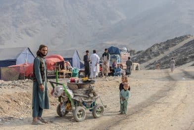 Afganistan stendur frammi fyrir foræmalausum mannúðarvanda og vofakerfisbundið hrun og hamfarir yfir. Mynd: OCHA/Sayed Habib Bidell