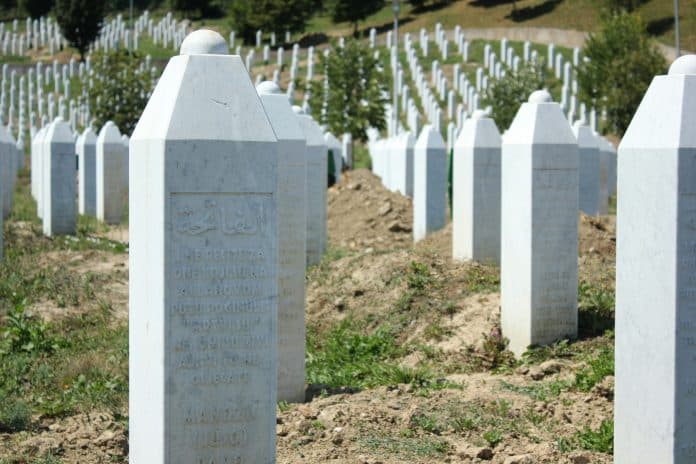 Grafir í Srebrenica.