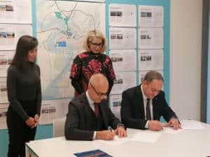 At the end of December 2022, representatives of the city government of Mykolaiv and the team of One Works met in Milano at the One Works headquarters, where they signed a Memorandum of Understanding on the development of the master plan, sealing their commitment for the future cooperation.