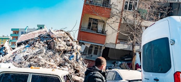ürkiye, destroyed by the earthquake