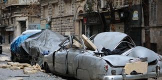 Un quartiere siriano distrutto dal terremoto