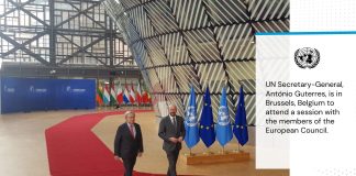 UN Secretary-General visiting the European Council