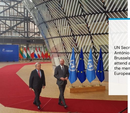 UN Secretary-General visiting the European Council