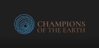 this is the cover of the 2023 Champions of the Earth Award