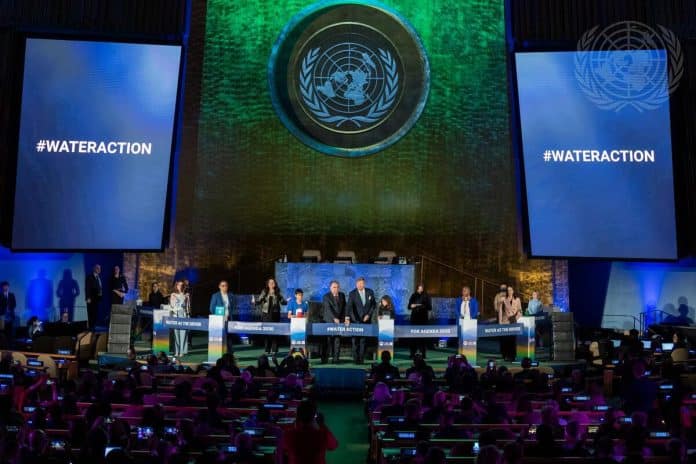 Cerimonia di apertura della Conferenza ONU sull'acqua 2023