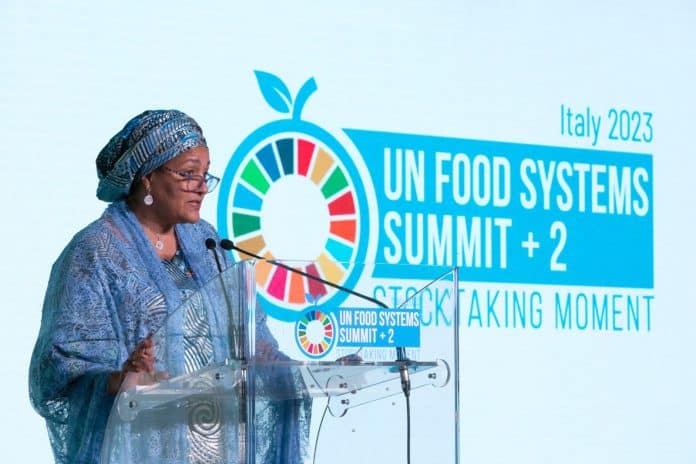 Amina Mohammed parla al Vertice FAO