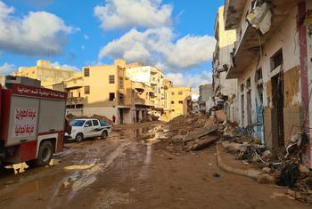 L'Uragano Daniel in Libia. © USAR Spagna