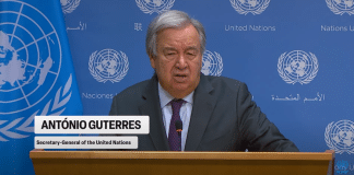 Antonio Guterres sollecita alla pace in Medio Oriente