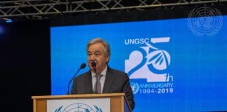 Il Centro Servizi Globali delle Nazioni Unite (UNGSC) di Brindisi celebra la Giornata Mondiale delle Nazioni Unite. UN Photo/Luca Nestola