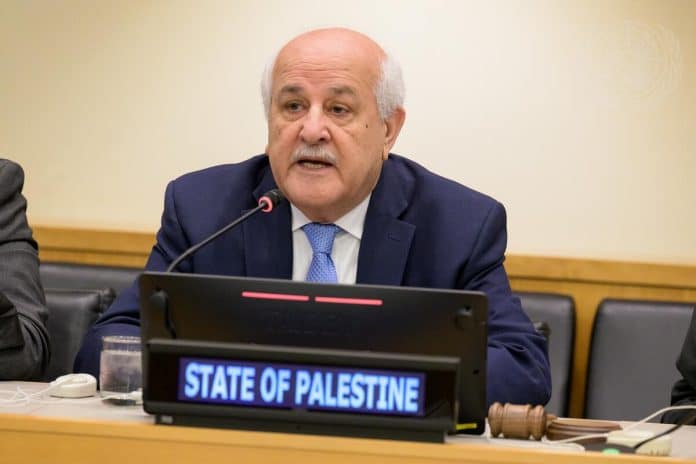 Riyad Mansour, Osservatore permanente dello Stato di Palestina presso le Nazioni Unite