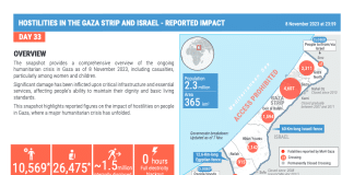 Gaza-OCHA: Bollettino quotidiano dell'Agenzia umanitaria ONU
