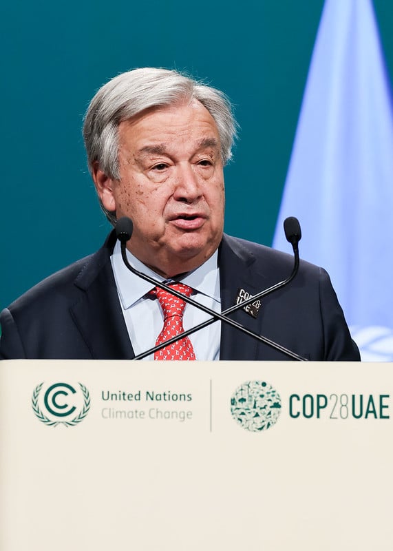 COP-28 - Intervento del Segretario Generale delle Nazioni Unite - Le Montagne invocano: chi ci salverà dalla crisi climatica?