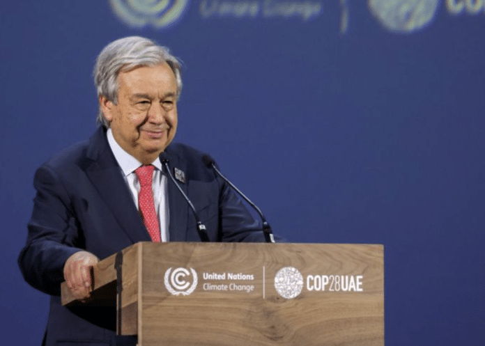 Il Segretario Generale -- Osservazioni al Vertice Locale sull'Azione per il Clima. Credits: Reuters