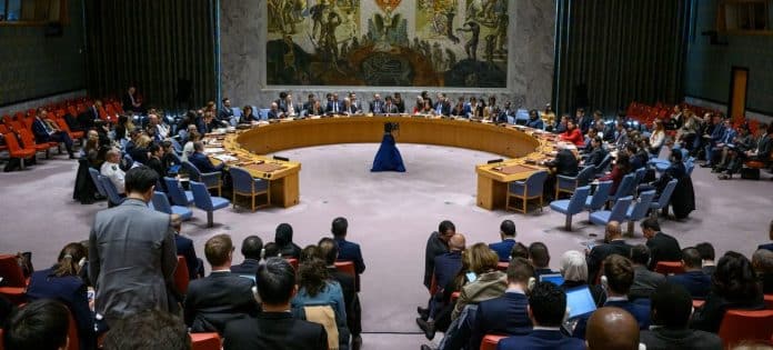 Gli Stati Uniti mettono il veto alla risoluzione su Gaza che chiedeva un immediato cessate il fuoco umanitario. UN Photo/Loey Felipe