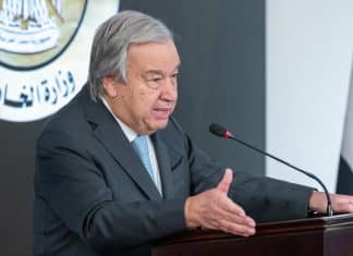 Trascrizione integrale delle osservazioni del Segretario Generale dell'ONU all'incontro con la stampa con il Ministro degli Affari Esteri egiziano Shoukry