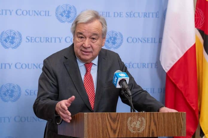 Gaza, sei mesi dopo - Il Segretario Generale Antonio Guterres parla ai media
