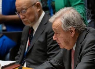 Il Segretario Generale - Osservazioni al Consiglio di Sicurezza sul Medio Oriente