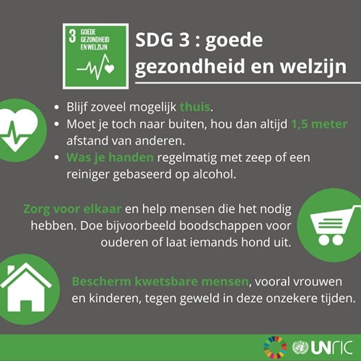 SDG 3: goede gezondheid en welzijn (april 2020)