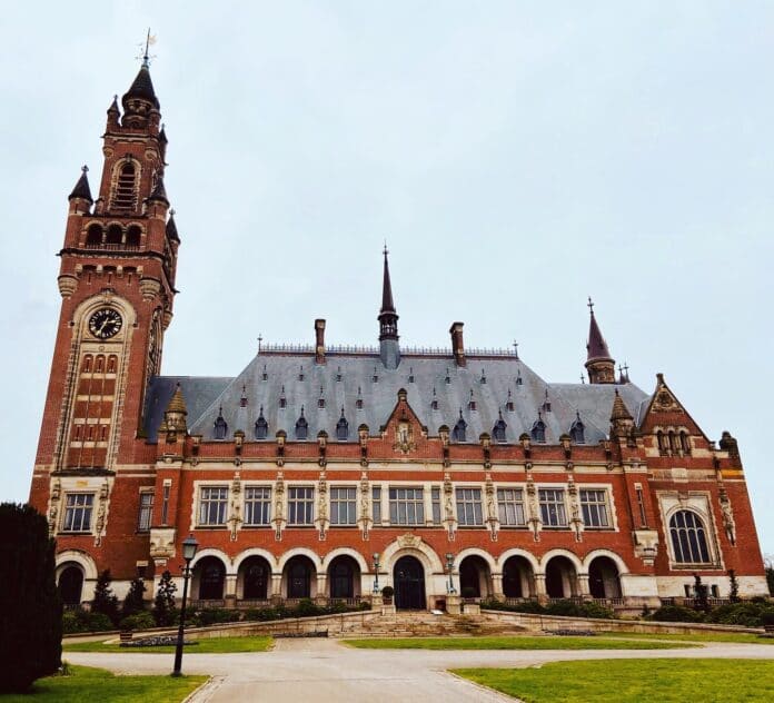 Vredespaleis in Den Haag waar het Internationaal Gerechtshof is gevestigd