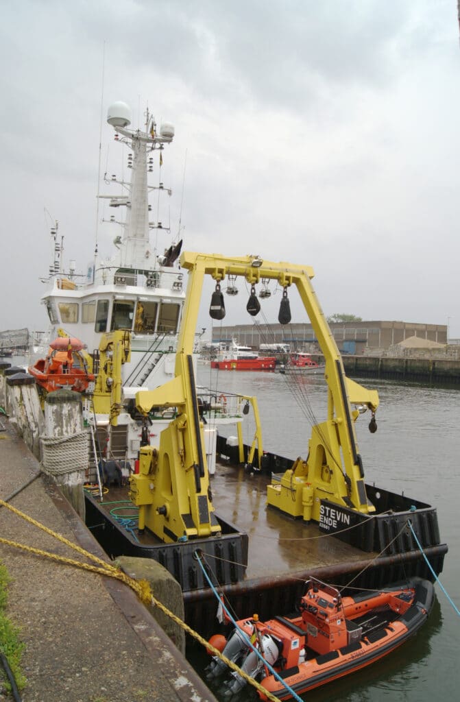 VLIZ-onderzoeksschip 'RV Simon Stevin' in Oostende