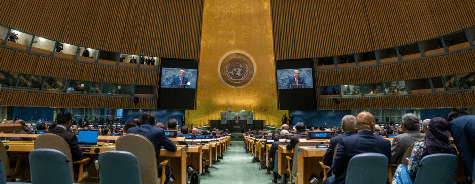 De 76e Algemene Vergadering van de VN