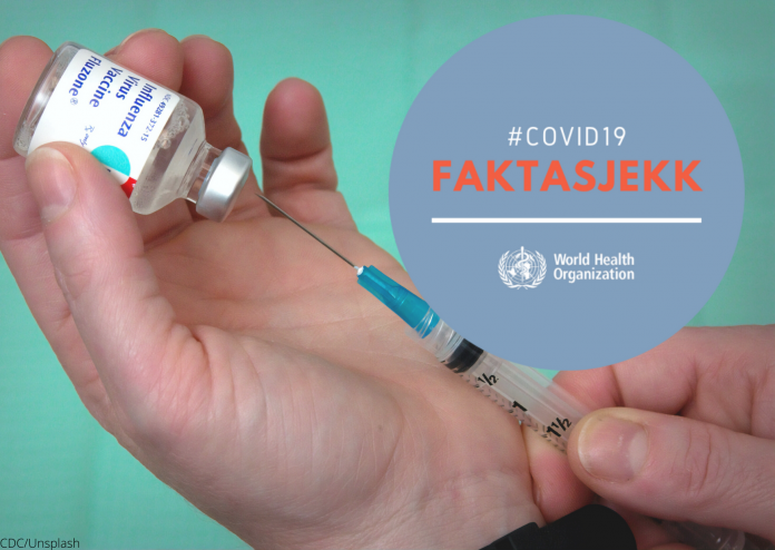 vaksine lungebetennelse koronavirus covid-19 faktasjekk