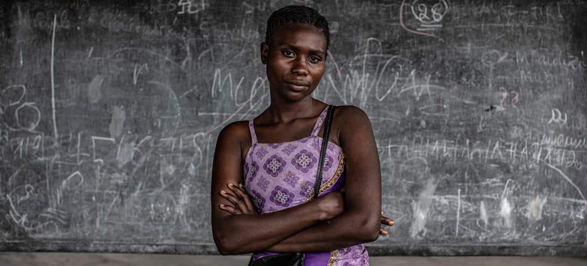 Dorika, en overlevende etter voldtekt i Nord-Kivu i Den demokratiske republikken Kongo. Foto: Finbarr O'Reilly/ ICC
