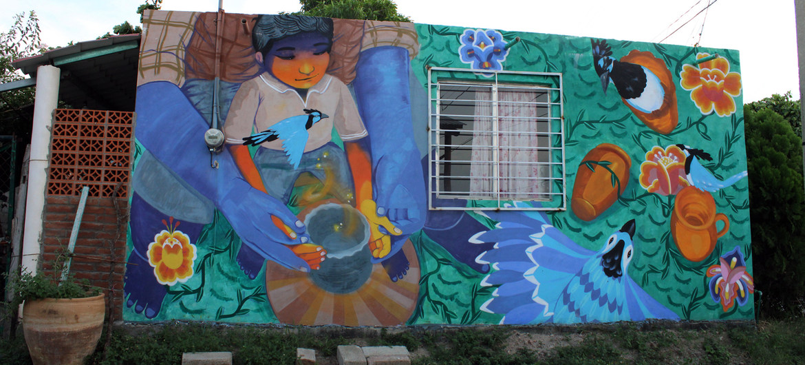 Mural em Oaxaca, México. 