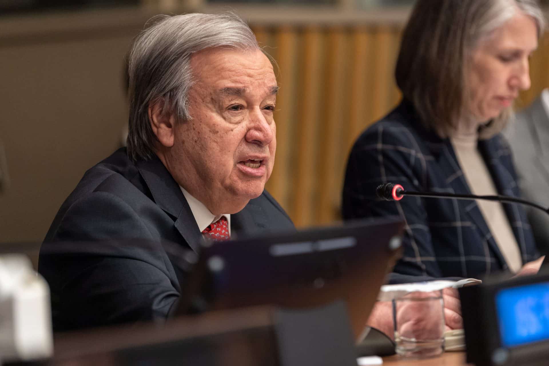 O Secretário-Geral António Guterres faz um resumo das políticas da 