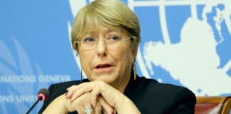 OHCHR Högkommissarie Michele Bachelet