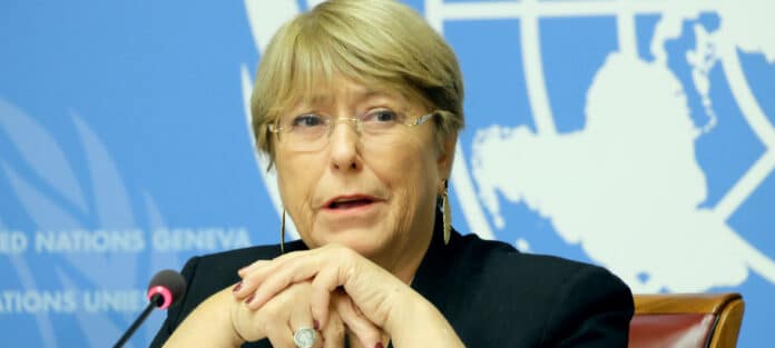 OHCHR Högkommissarie Michele Bachelet
