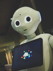 En animerad bild av en robot